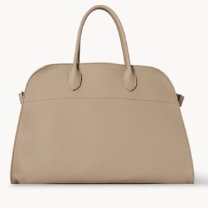 Row Margaux 15 Soft Leather Handbag –  Minimalism in Taupe, Quiety Luxury, IYKYK